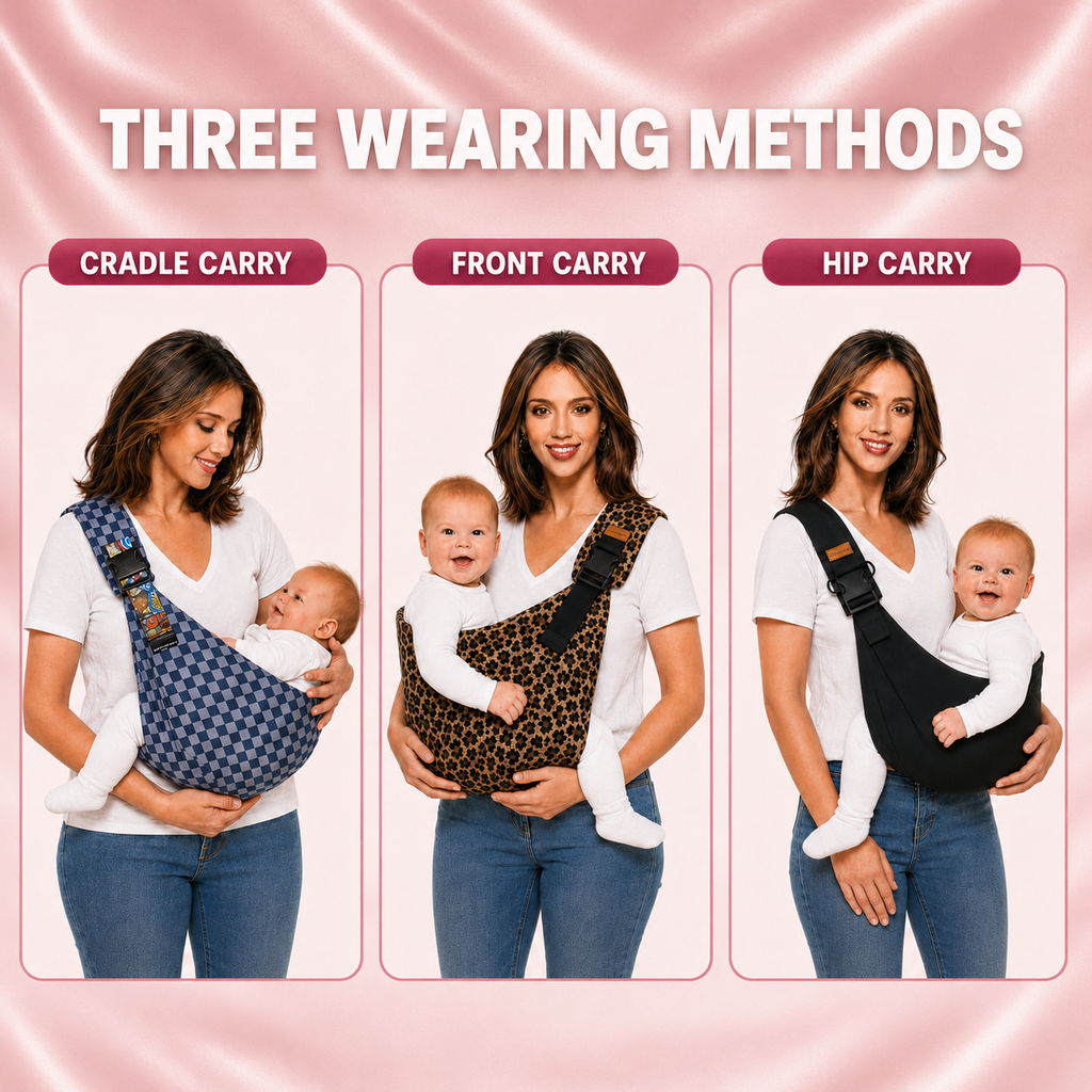 CROSSBODY BABY CARRIER – LIGHTWEIGHT AND CONVENIENT FOR PARENTS