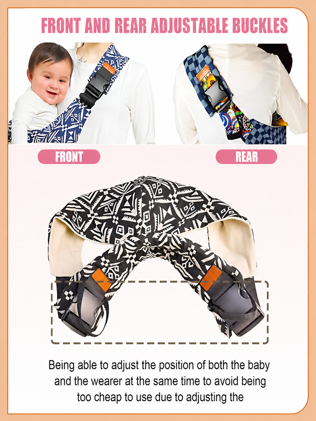 CROSSBODY BABY CARRIER – LIGHTWEIGHT AND CONVENIENT FOR PARENTS