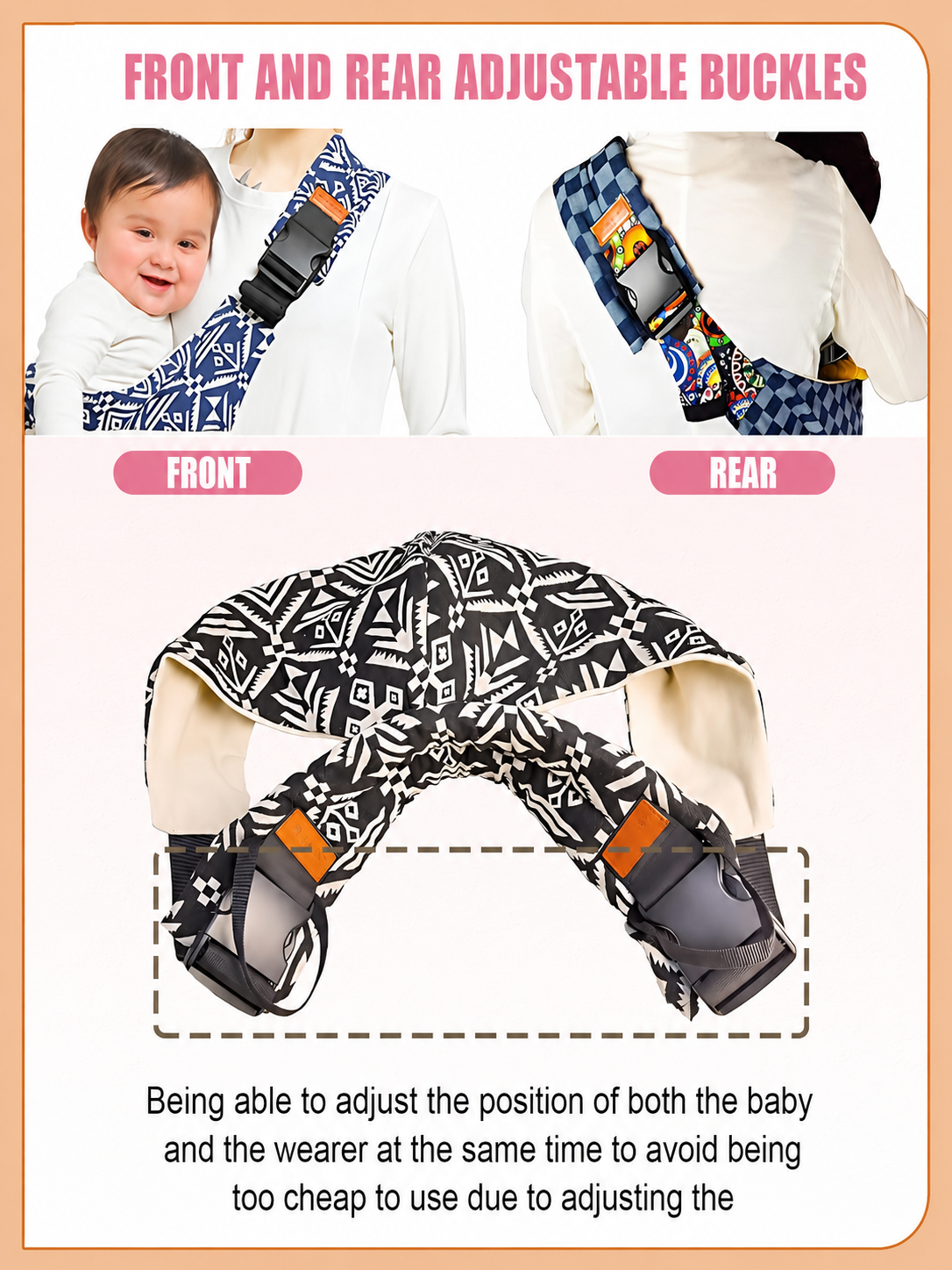 CROSSBODY BABY CARRIER – LIGHTWEIGHT AND CONVENIENT FOR PARENTS