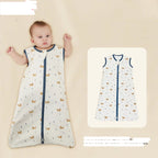 Cotton Swaddle Sleep Sack — Breathable Newborn Sleepwear (0–3M)