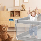 Baby Playpen — Foldable Play Yard with Protective Padding
