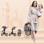 3-in-1 All-Terrain Stroller — Bassinet, Car Seat & Pushchair