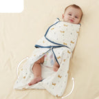 Cotton Swaddle Sleep Sack — Breathable Newborn Sleepwear (0–3M)