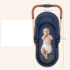 3-in-1 All-Terrain Stroller — Bassinet, Car Seat & Pushchair