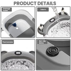 Collapsible Travel Bathtub — with Thermometer & Drain Hole
