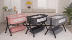 Bedside Bassinet — Breathable Mesh, Portable Newborn Sleeper